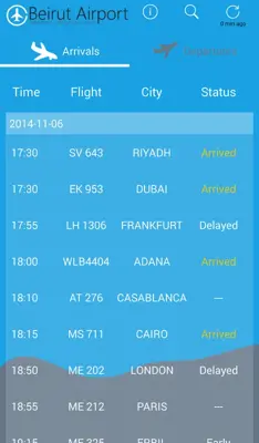 Beirut Airport android App screenshot 4